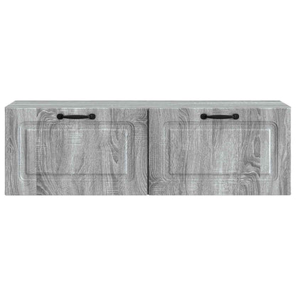 Wandbeugel TV-kast Grijs sonoma 98 x 31 x 30 cm Bewerkt hout