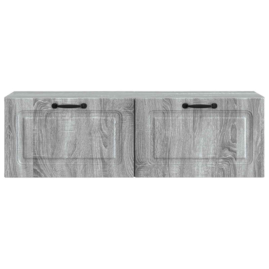 Wandbeugel TV-kast Grijs sonoma 98 x 31 x 30 cm Bewerkt hout