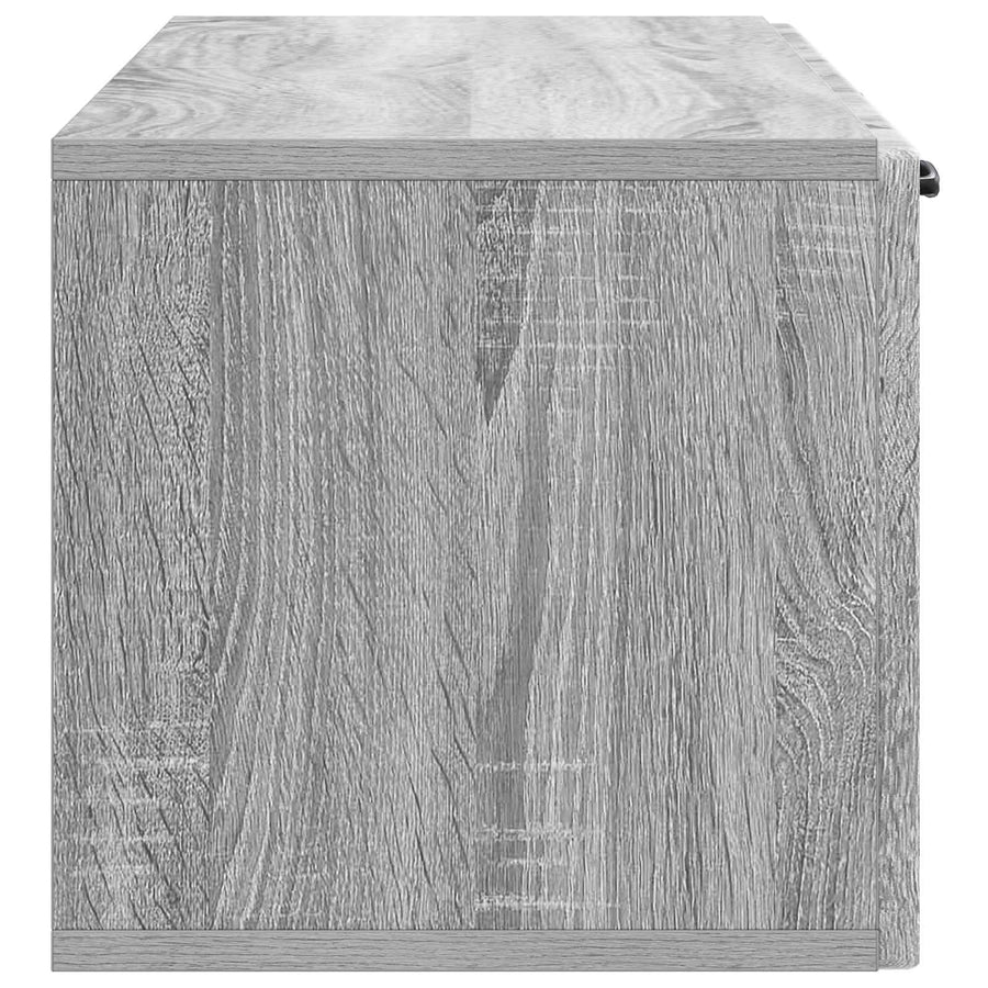 Wandbeugel TV-kast Grijs sonoma 98 x 31 x 30 cm Bewerkt hout