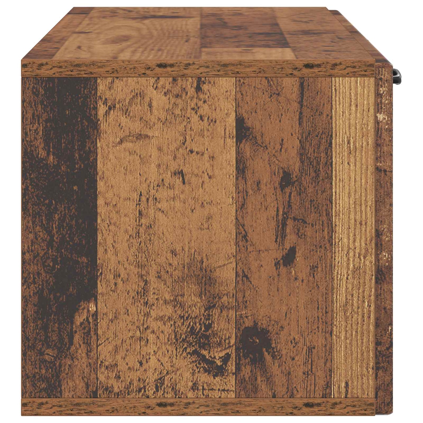 Wandbeugel TV-kast Oud hout 98 x 31 x 30 cm Bewerkt hout