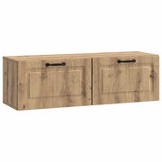Tv-meubel 98x31x30 cm Artisanaal eiken