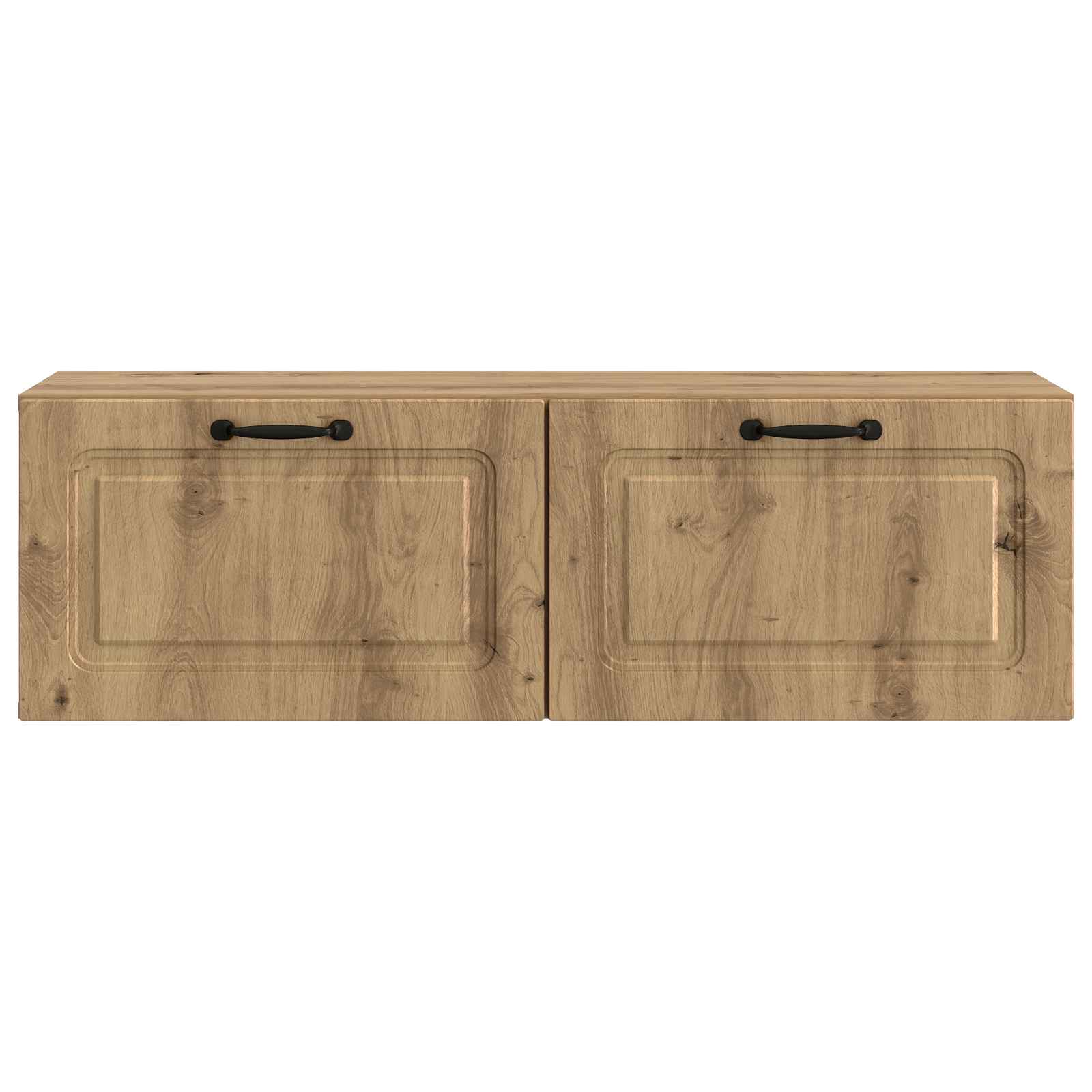 Wandbeugel TV-kast Artisanaal eiken 98 x 31 x 30 cm