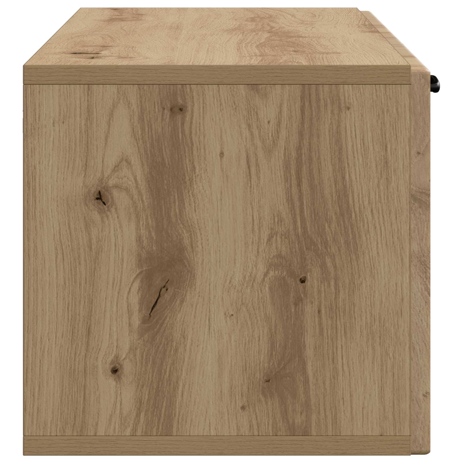 Wandbeugel TV-kast Artisanaal eiken 98 x 31 x 30 cm