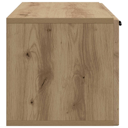 Wandbeugel TV-kast Artisanaal eiken 98 x 31 x 30 cm