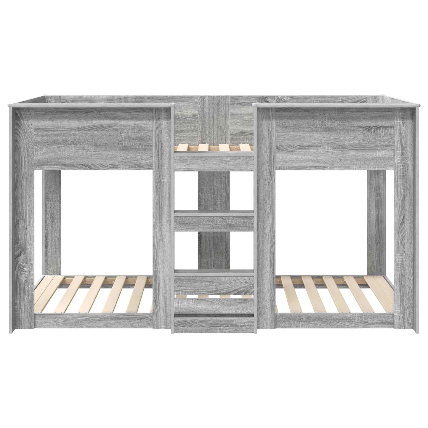 Bunk Bed voor Kinderen Grijs Sonoma 75 x 190 cm Bewerkt hout