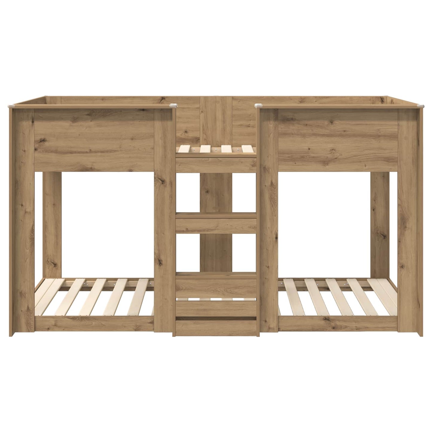 Bunk Bed voor Kinderen Artisan Eiken 75 x 190 cm Bewerkt hout