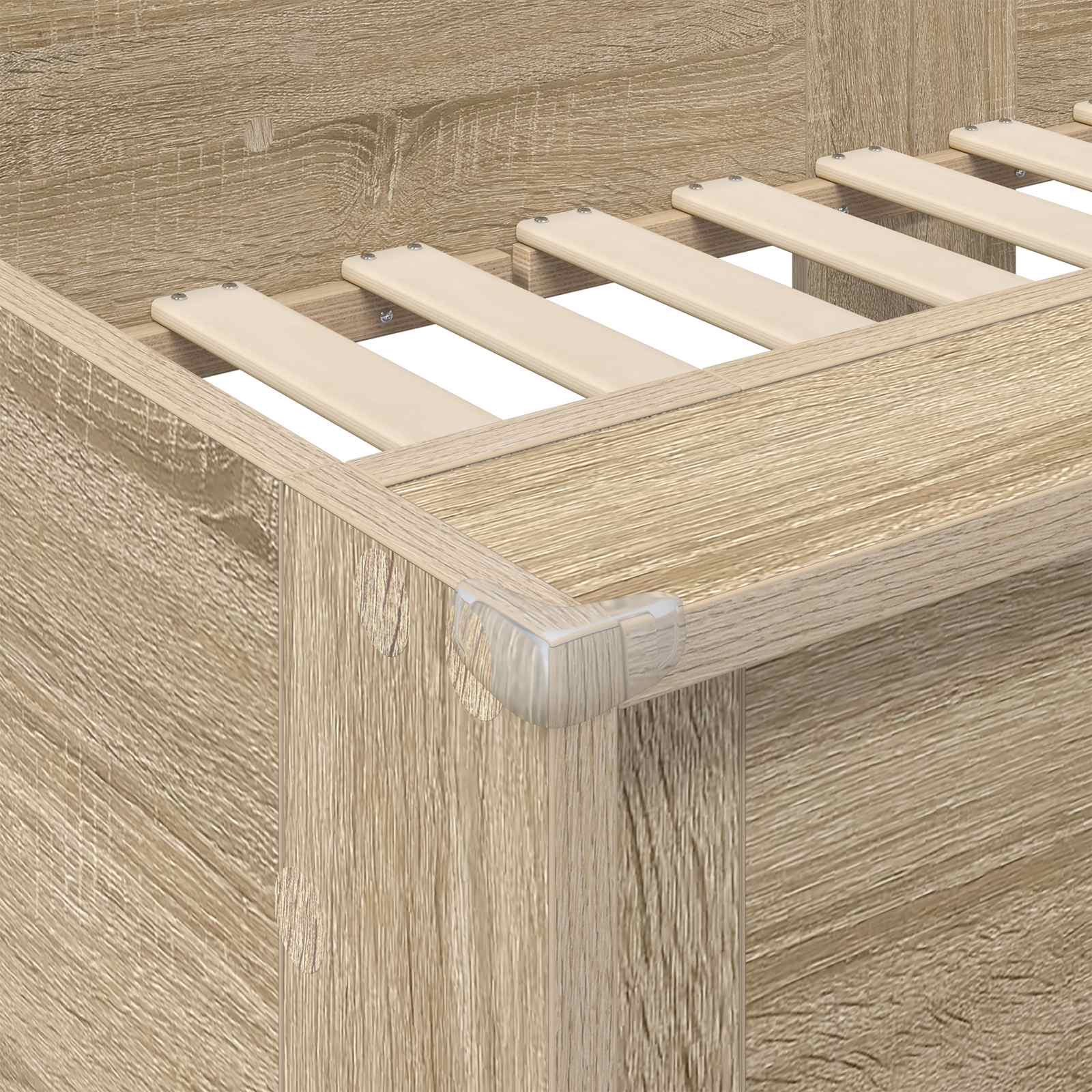 Bunk Bed voor Kinderen Sonoma Eiken 80 x 200 cm Bewerkt hout