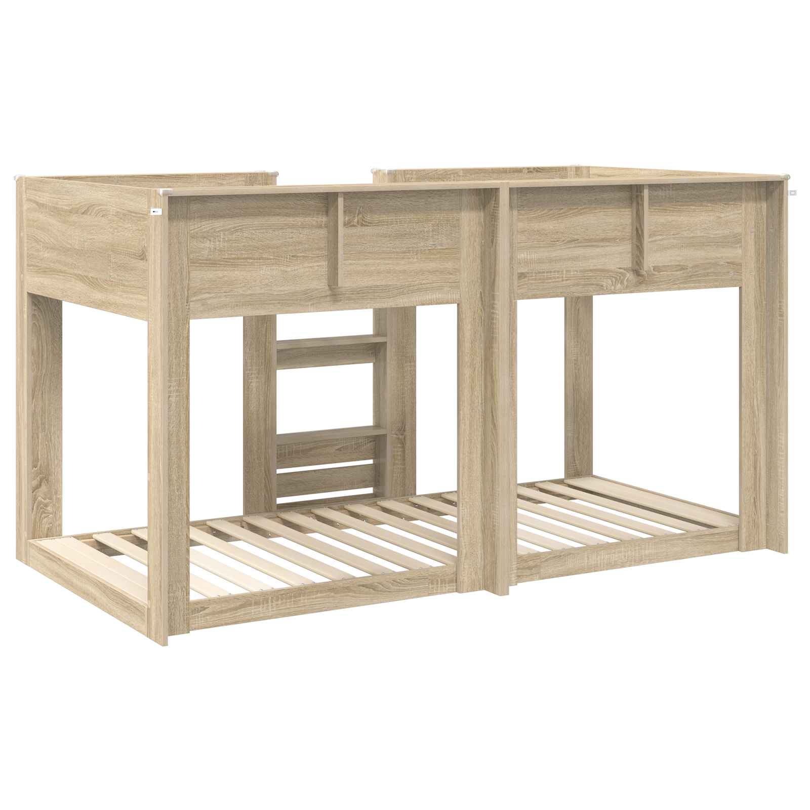 Bunk Bed voor Kinderen Sonoma Eiken 80 x 200 cm Bewerkt hout