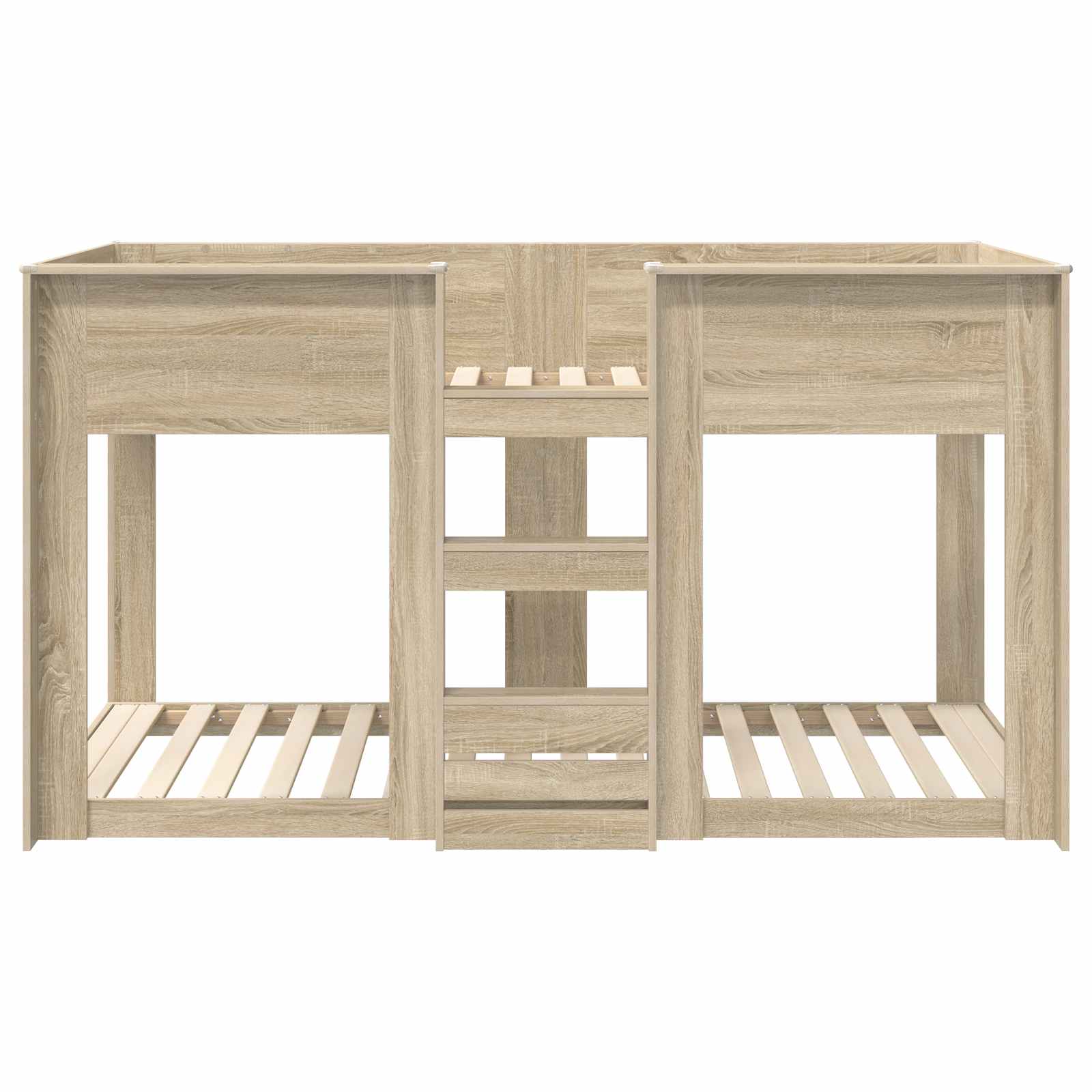 Bunk Bed voor Kinderen Sonoma Eiken 80 x 200 cm Bewerkt hout