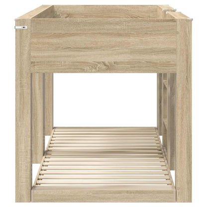Bunk Bed voor Kinderen Sonoma Eiken 80 x 200 cm Bewerkt hout
