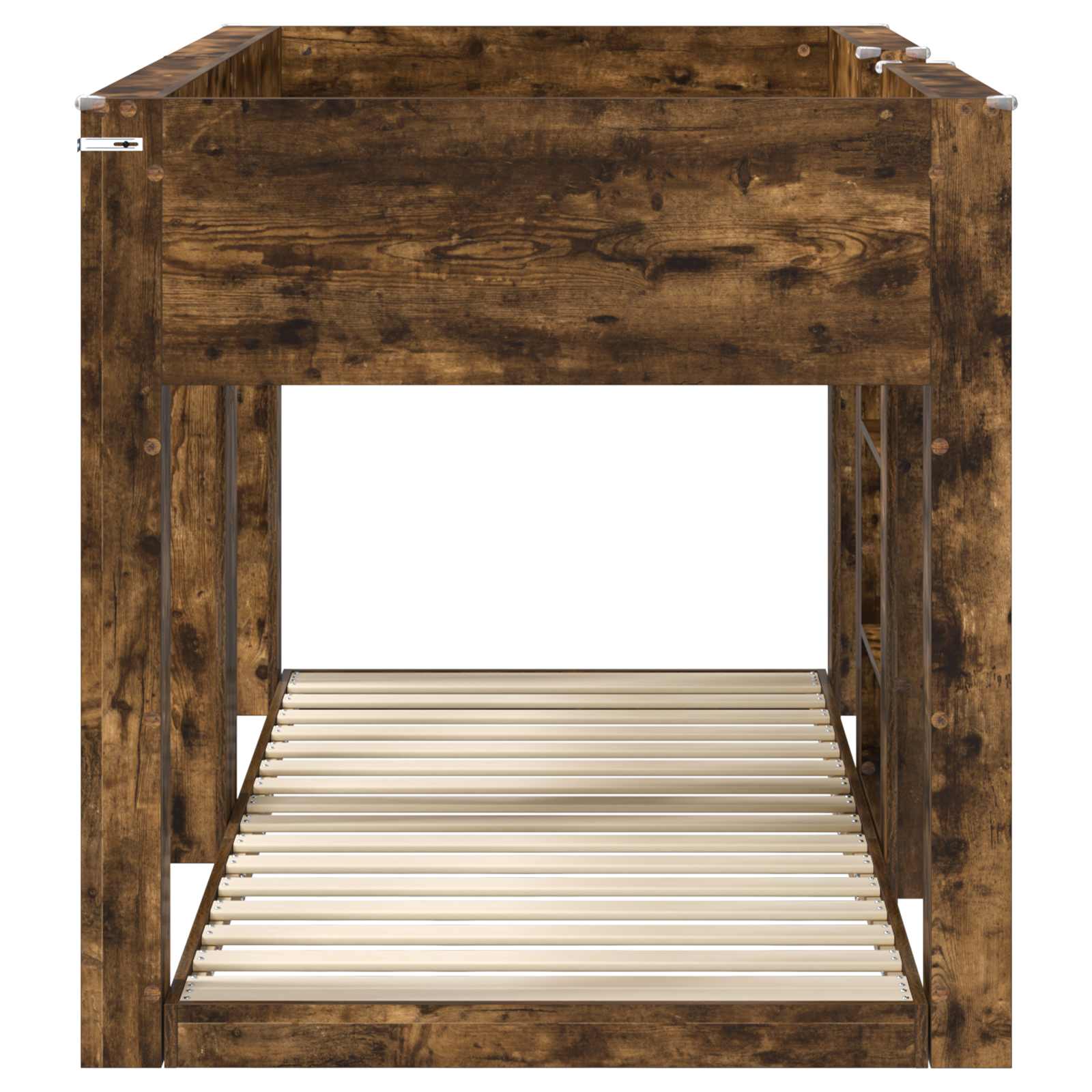 Bunk Bed voor Kinderen Gerookt eiken 80 x 200 cm Bewerkt hout