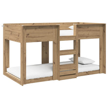 Bunk Bed voor Kinderen Artisan Eiken 80 x 200 cm Bewerkt hout