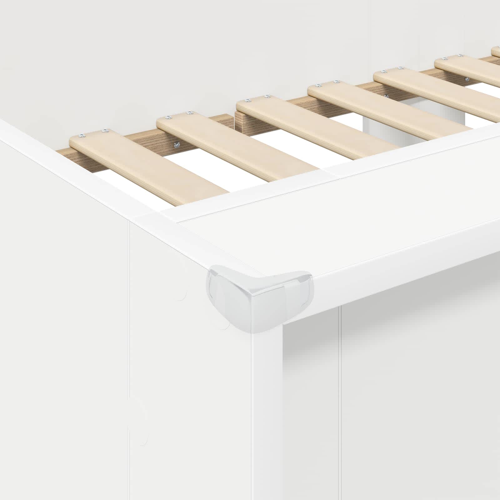 Bunk Bed voor Kinderen Wit 100 x 200 cm Bewerkt hout