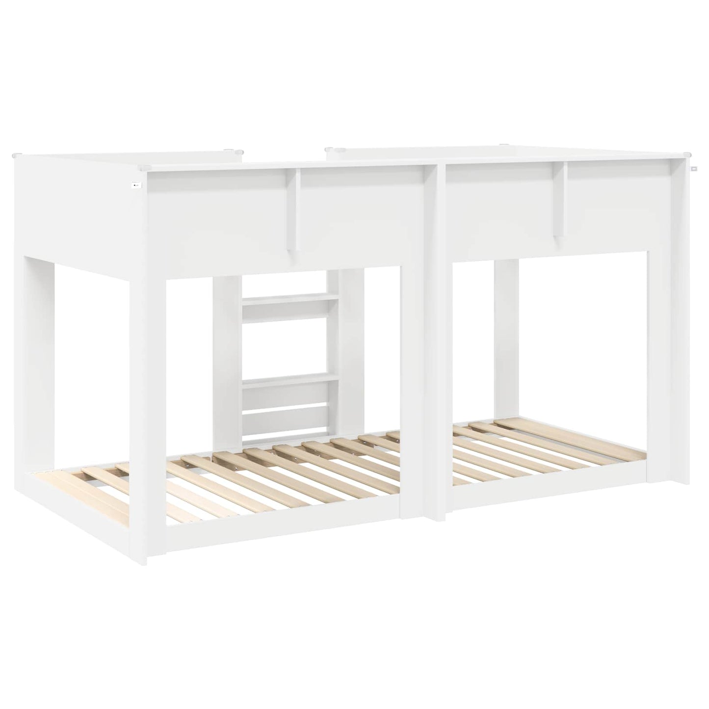 Bunk Bed voor Kinderen Wit 100 x 200 cm Bewerkt hout