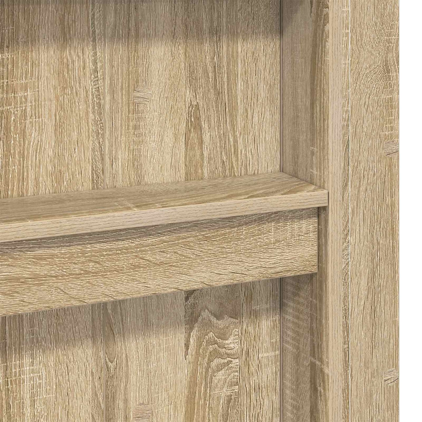 Loft Bedframe met Bureau Sonoma Eiken 100 x 200 cm Bewerkt hout