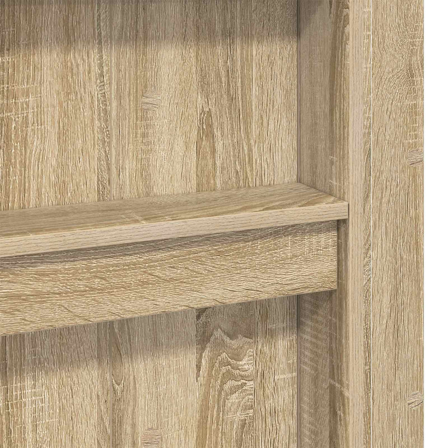 Loft Bedframe met Bureau Sonoma Eiken 100 x 200 cm Bewerkt hout