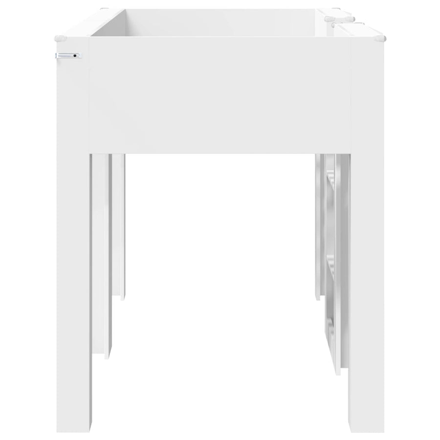 Bunk Bed voor Kinderen met opslag Wit 75 x 190 cm Bewerkt hout