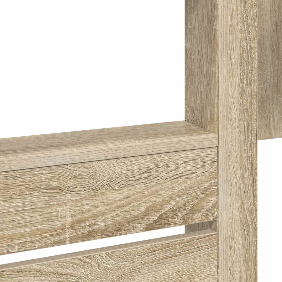 Bunk Bed voor Kinderen Sonoma Eiken 75 x 190 cm Bewerkt hout