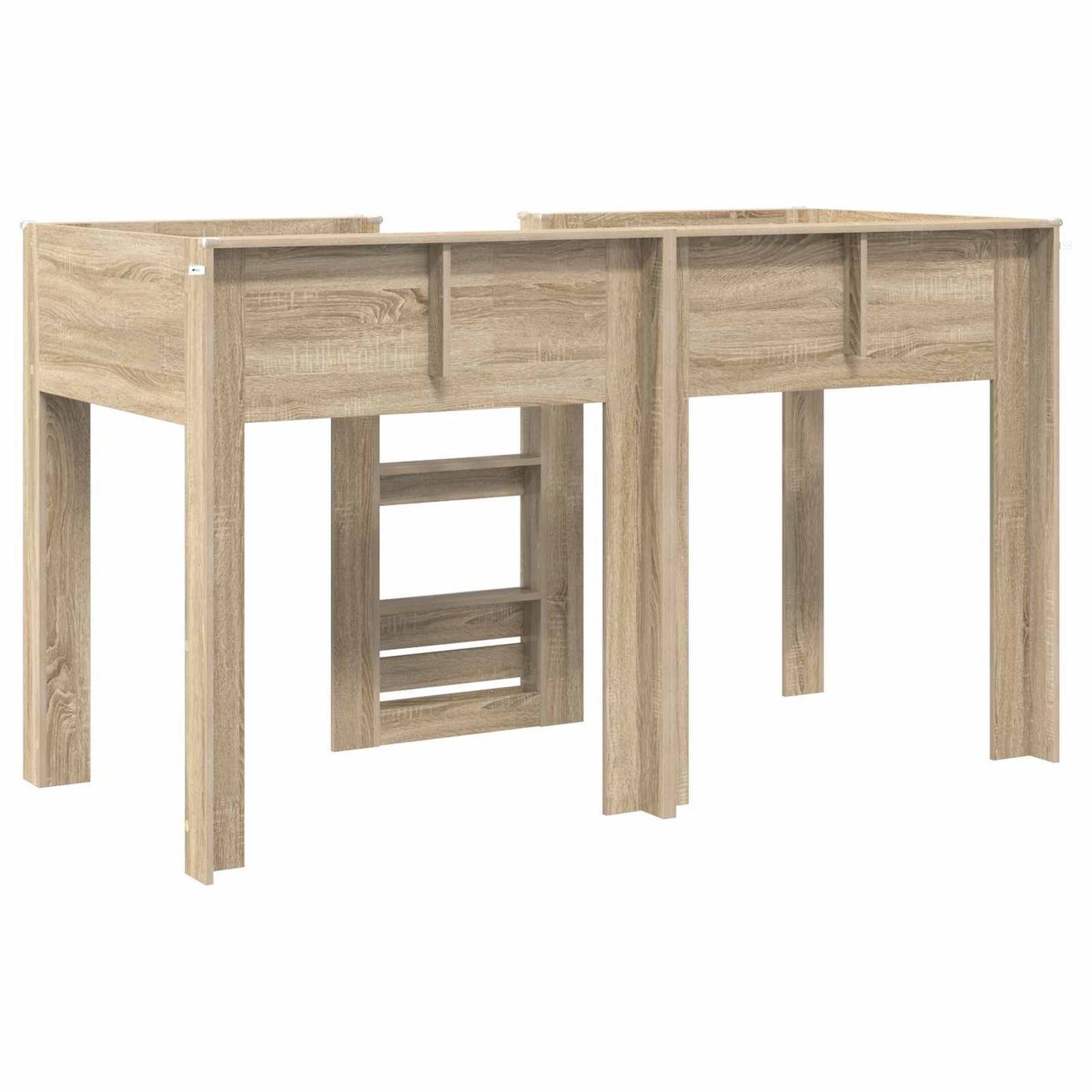 Bunk Bed voor Kinderen Sonoma Eiken 75 x 190 cm Bewerkt hout