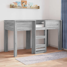 Bunk Bed voor Kinderen Grijs Sonoma 75 x 190 cm Bewerkt hout