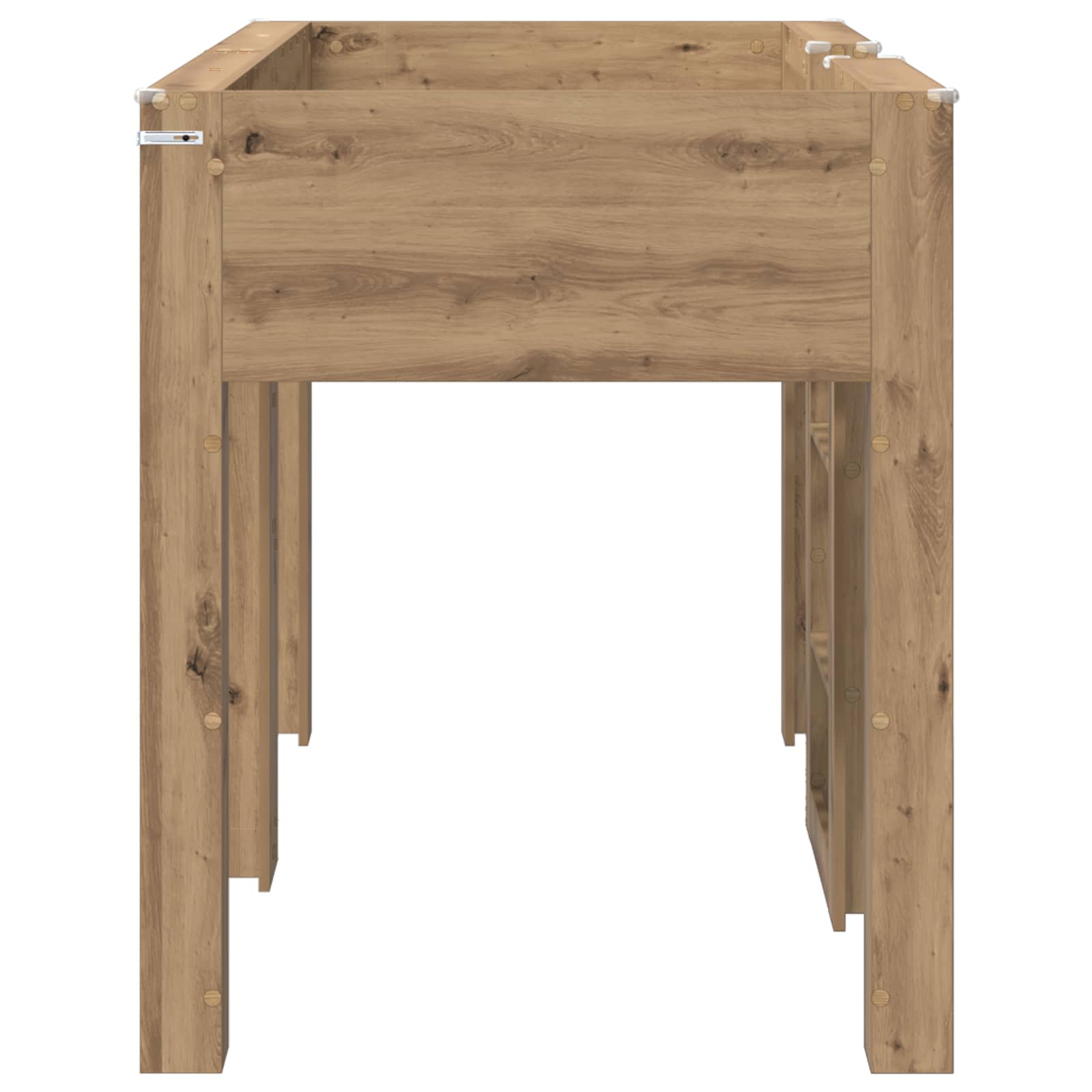 Bunk Bed voor Kinderen Artisan Eiken 75 x 190 cm Bewerkt hout
