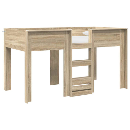 Bunk Bed voor Kinderen Sonoma Eiken 90 x 190 cm Bewerkt hout