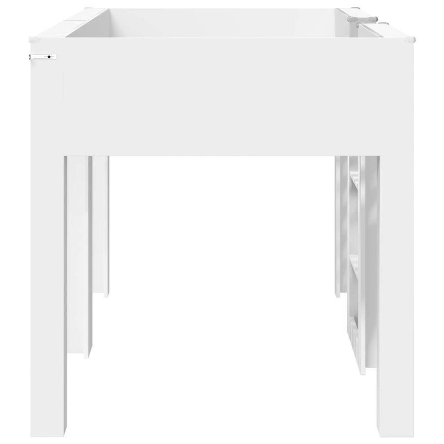 Bunk Bed voor Kinderen met opslag Wit 80 x 200 cm Bewerkt hout