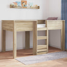 Stapelbed 90x200 cm Sonoma eiken bewerkt hout