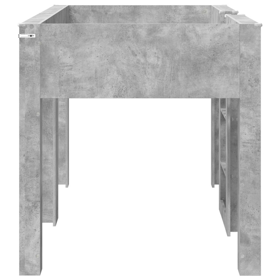 Bunk Bed voor Kinderen Beton Grijs 90 x 200 cm Bewerkt hout