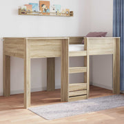 Stapelbed kinderen 100x200 cm sonoma eiken