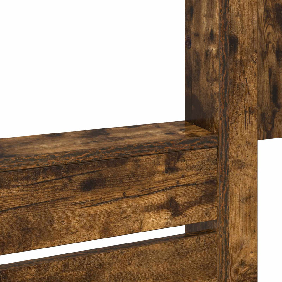 Bunk Bed voor Kinderen Gerookt eiken 100 x 200 cm Bewerkt hout