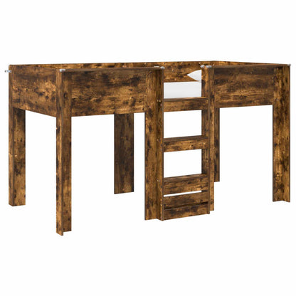 Bunk Bed voor Kinderen Gerookt eiken 100 x 200 cm Bewerkt hout