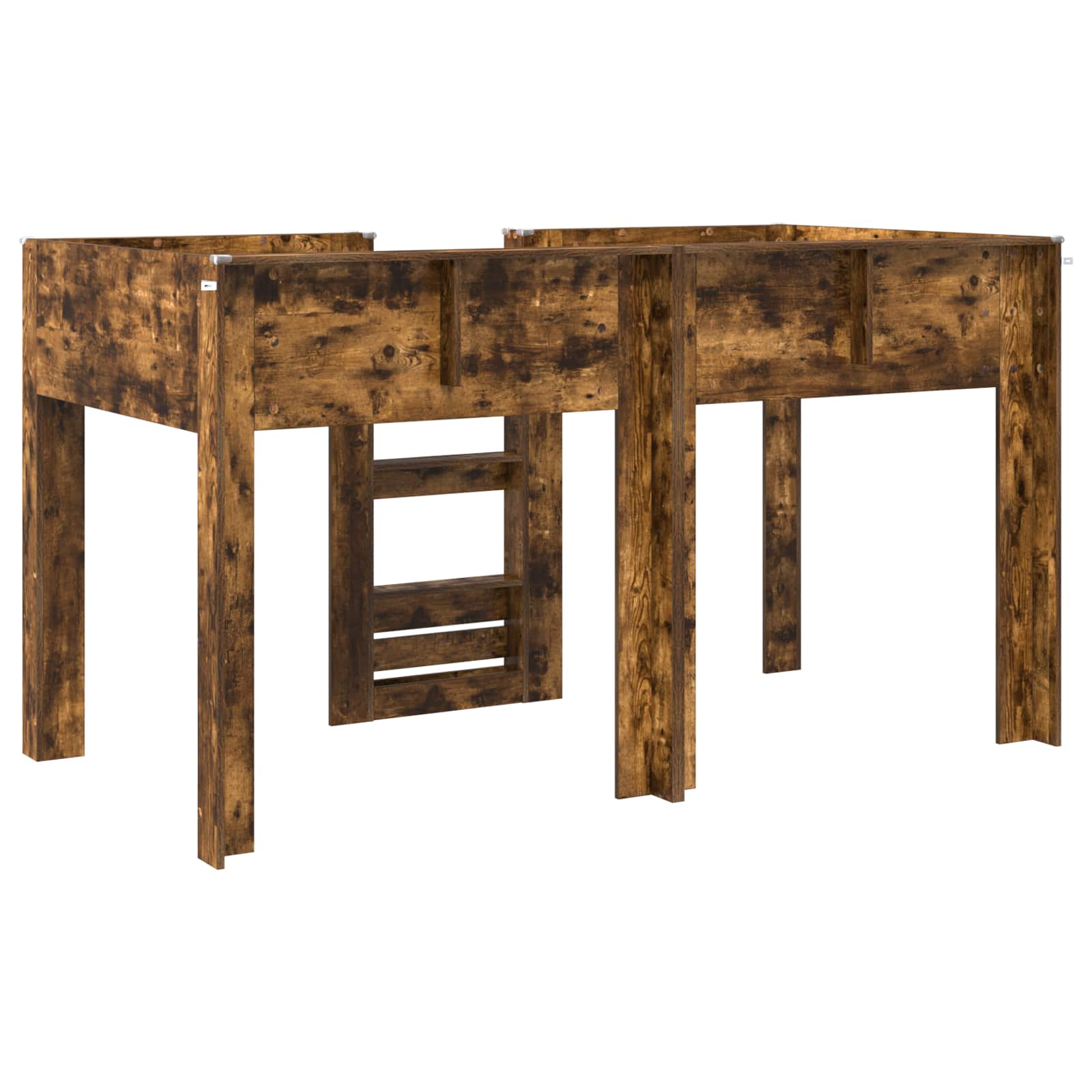 Bunk Bed voor Kinderen Gerookt eiken 100 x 200 cm Bewerkt hout
