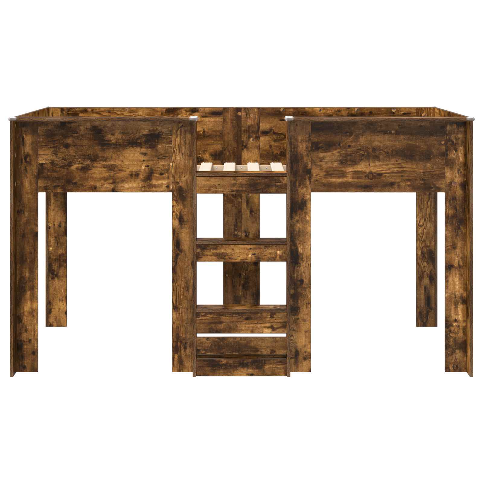 Bunk Bed voor Kinderen Gerookt eiken 100 x 200 cm Bewerkt hout