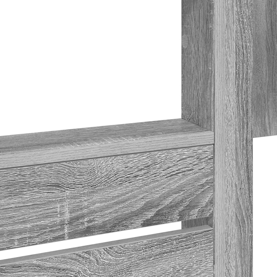 Bunk Bed voor Kinderen Grijs Sonoma 100 x 200 cm Bewerkt hout