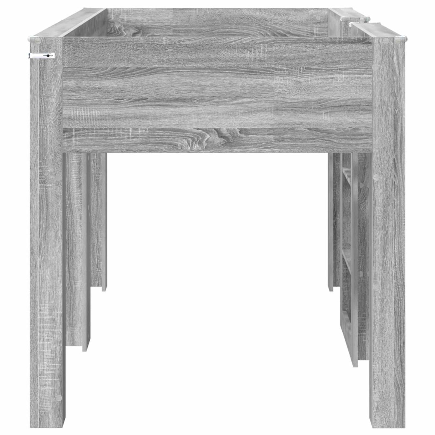 Bunk Bed voor Kinderen Grijs Sonoma 100 x 200 cm Bewerkt hout