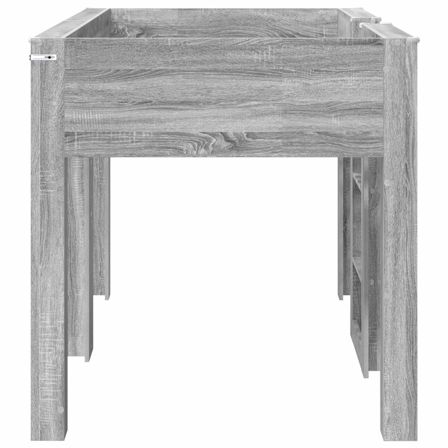 Bunk Bed voor Kinderen Grijs Sonoma 100 x 200 cm Bewerkt hout