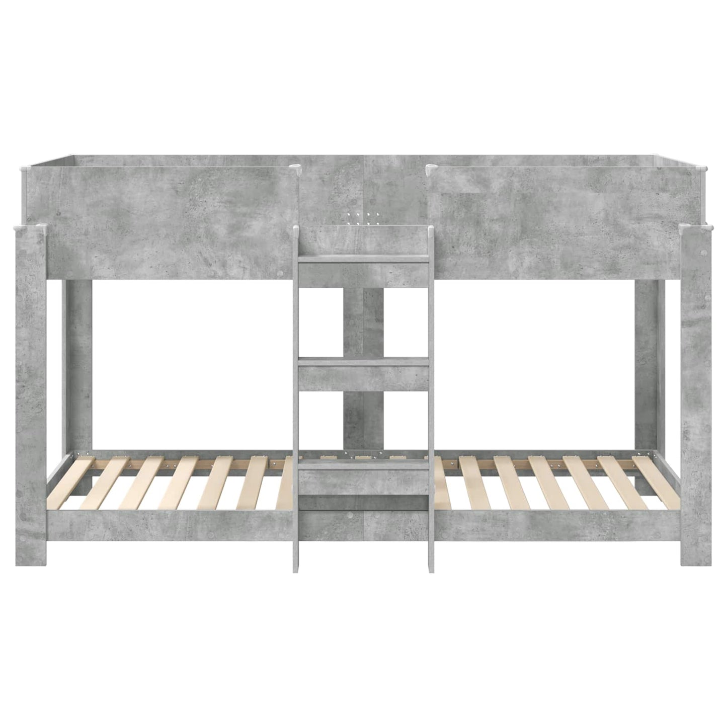 Bunk Bed voor Kinderen Beton Grijs 100 x 200 cm Bewerkt hout