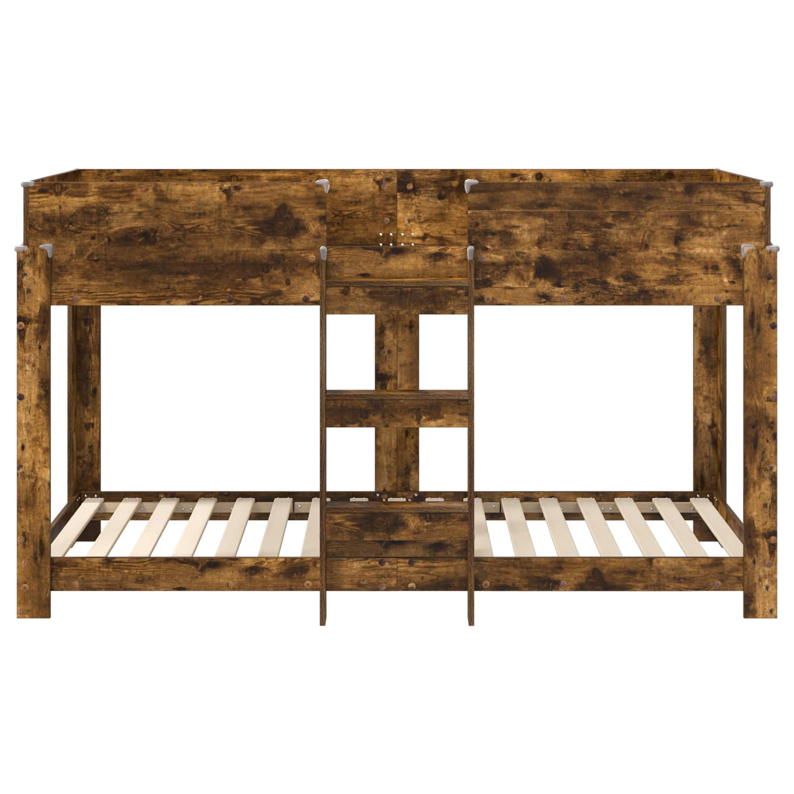 Bunk Bed voor Kinderen Gerookt eiken 100 x 200 cm Bewerkt hout