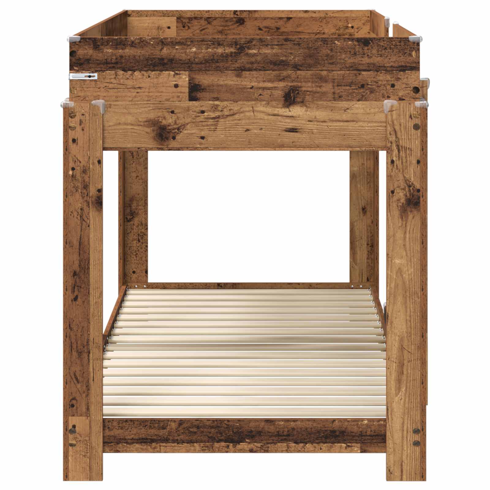 Bunk Bed voor Kinderen Oudhout 100 x 200 cm Bewerkt hout