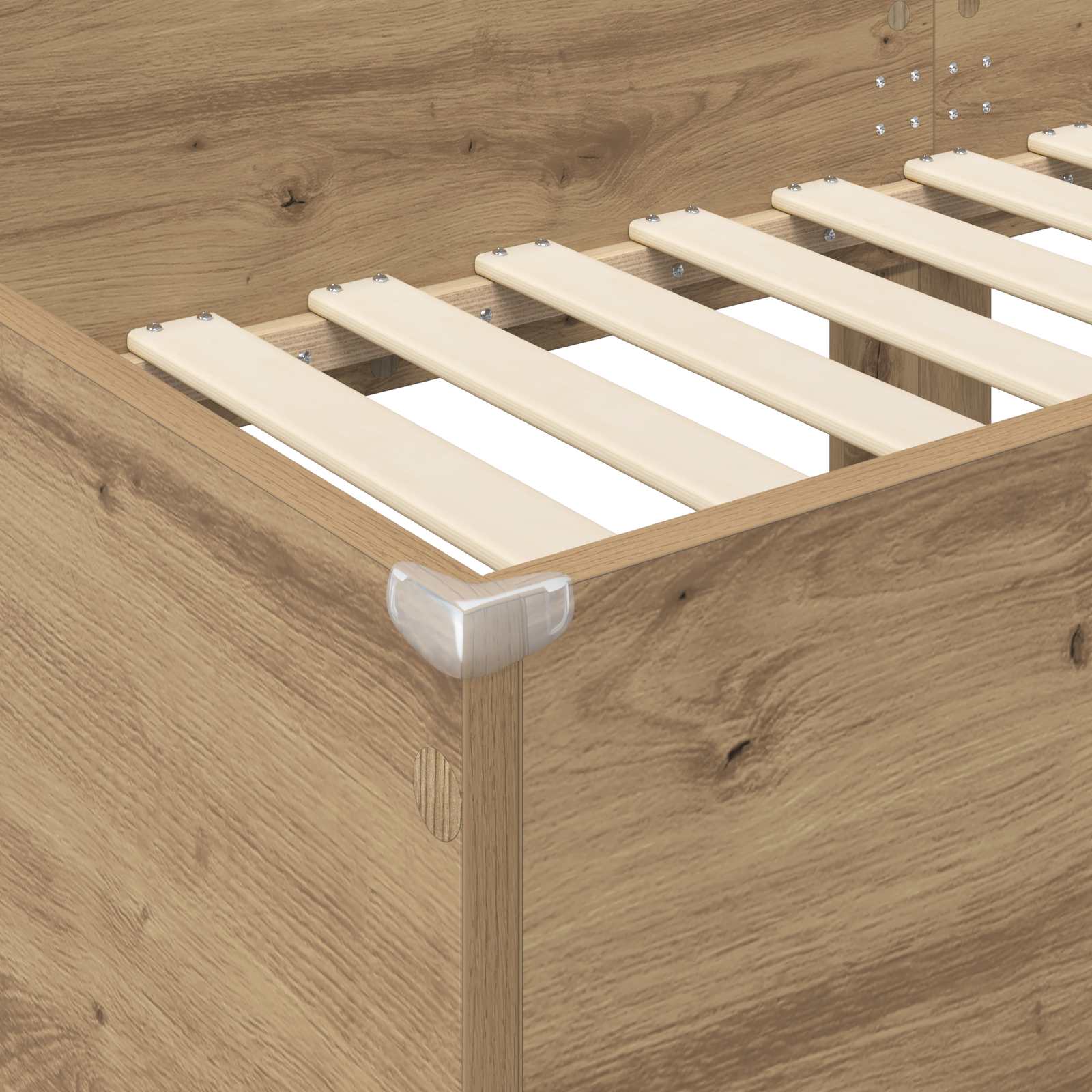 Bunk Bed voor Kinderen Artisan Eiken 100 x 200 cm Bewerkt hout