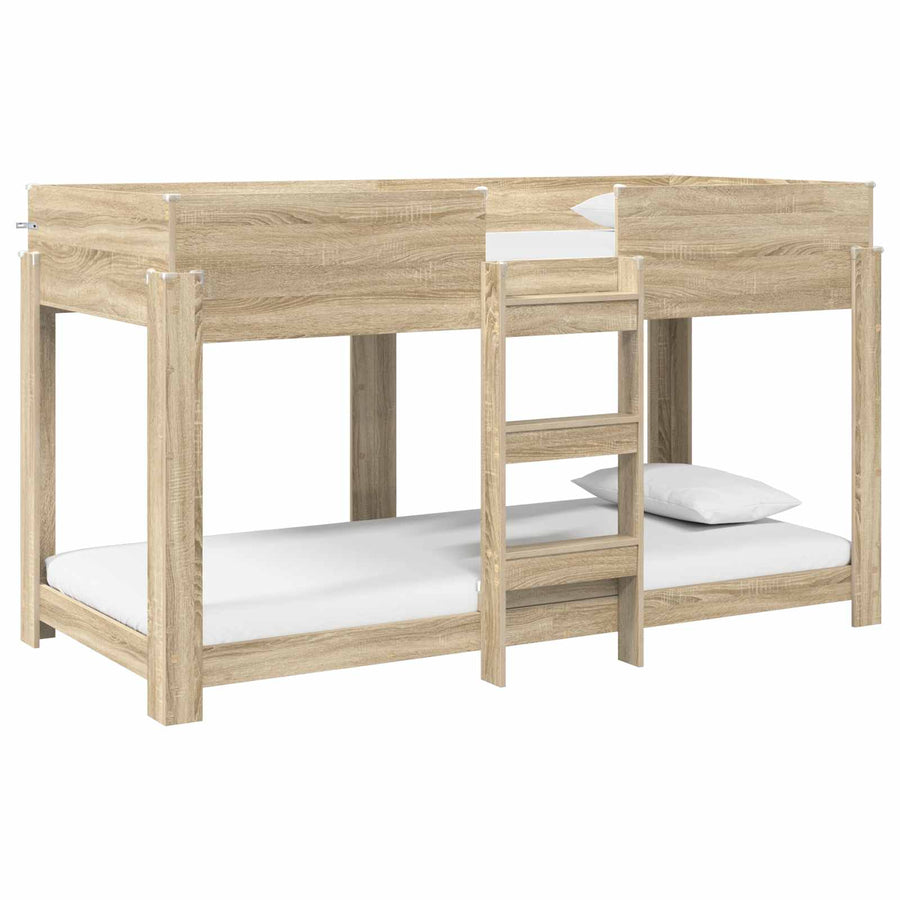 Bunk Bed voor Kinderen Sonoma Eiken 100 x 200 cm Bewerkt hout