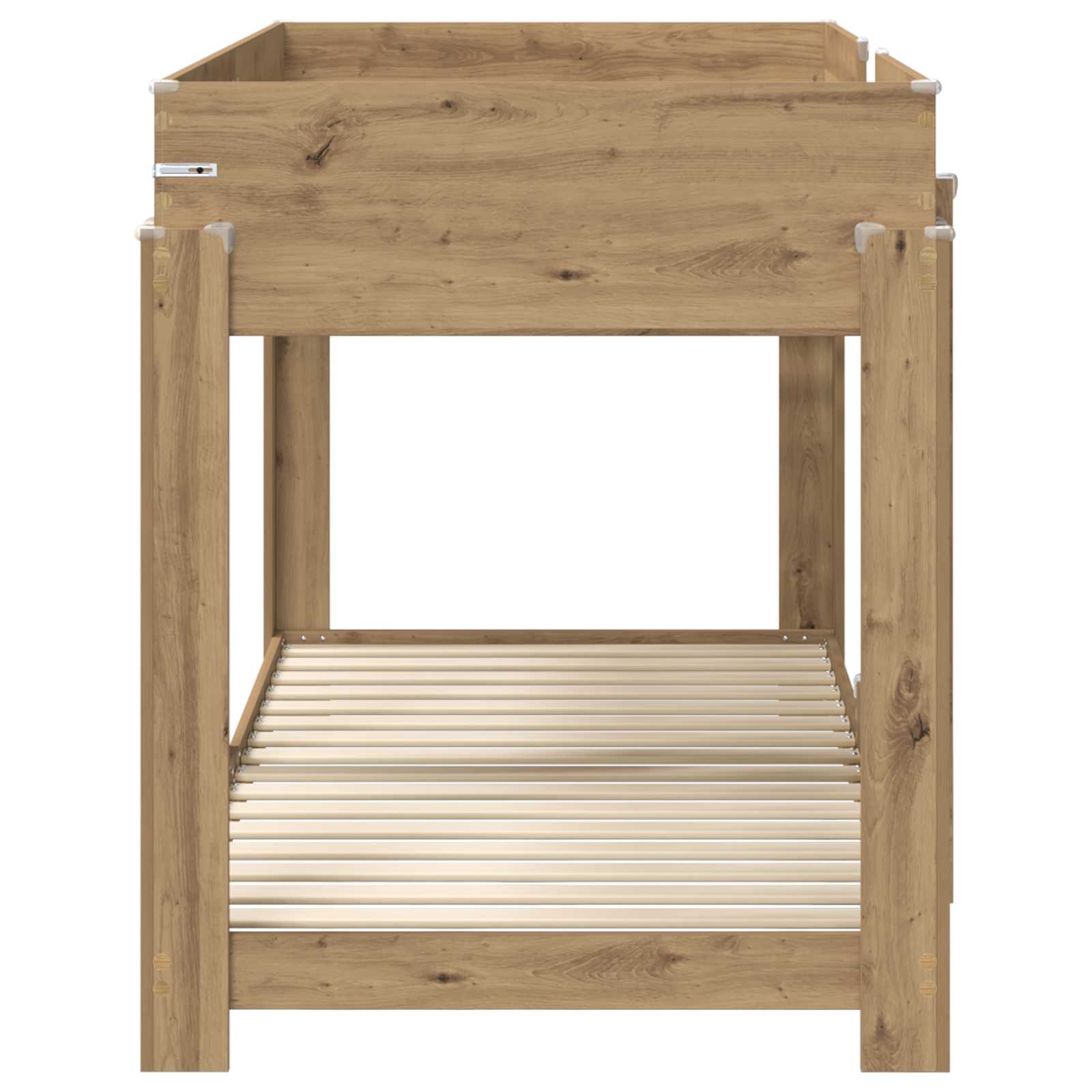 Bunk Bed voor Kinderen Artisan Eiken 100 x 200 cm Bewerkt hout