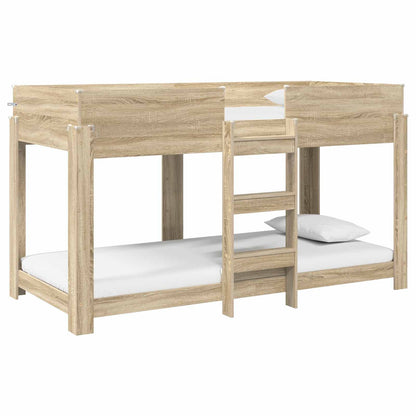 Bunk Bed voor Kinderen Sonoma Eiken 90 x 200 cm Bewerkt hout