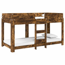 Bunk Bed voor Kinderen Gerookt eiken 100 x 190 cm Bewerkt hout