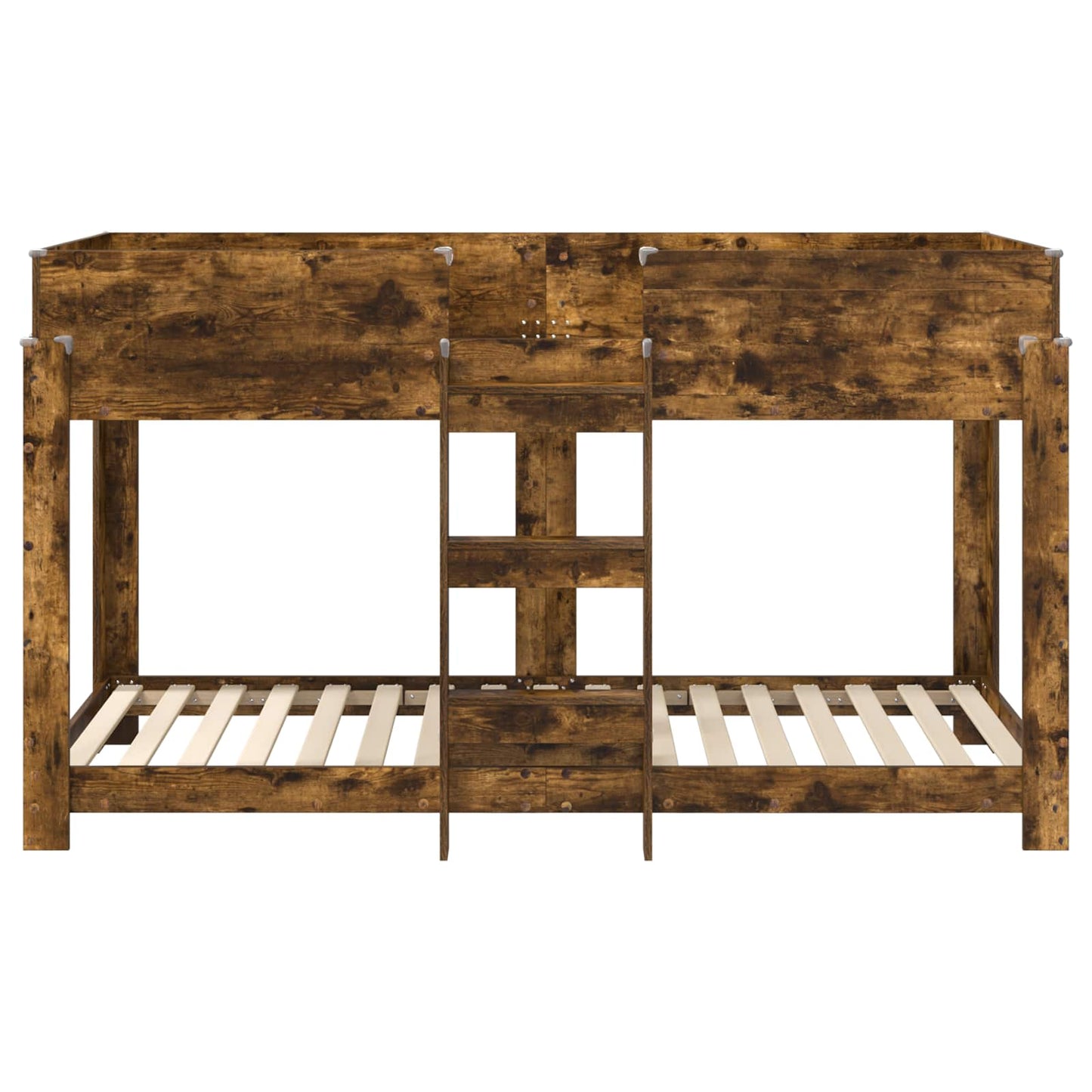 Bunk Bed voor Kinderen Gerookt eiken 100 x 190 cm Bewerkt hout