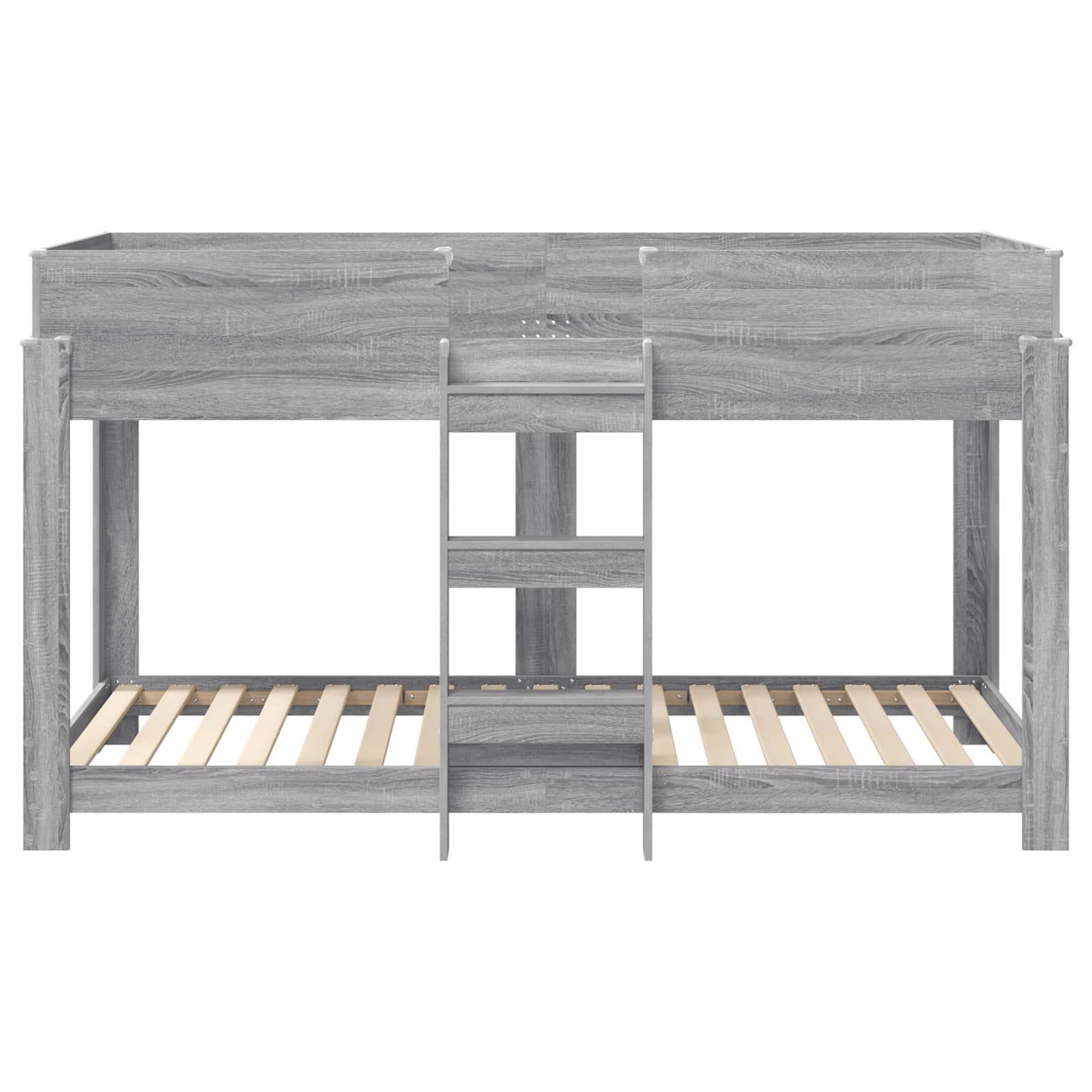 Bunk Bed voor Kinderen Grijs Sonoma 100 x 190 cm Bewerkt hout