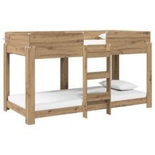 Bunk Bed voor Kinderen Artisan Eiken 100 x 190 cm Bewerkt hout