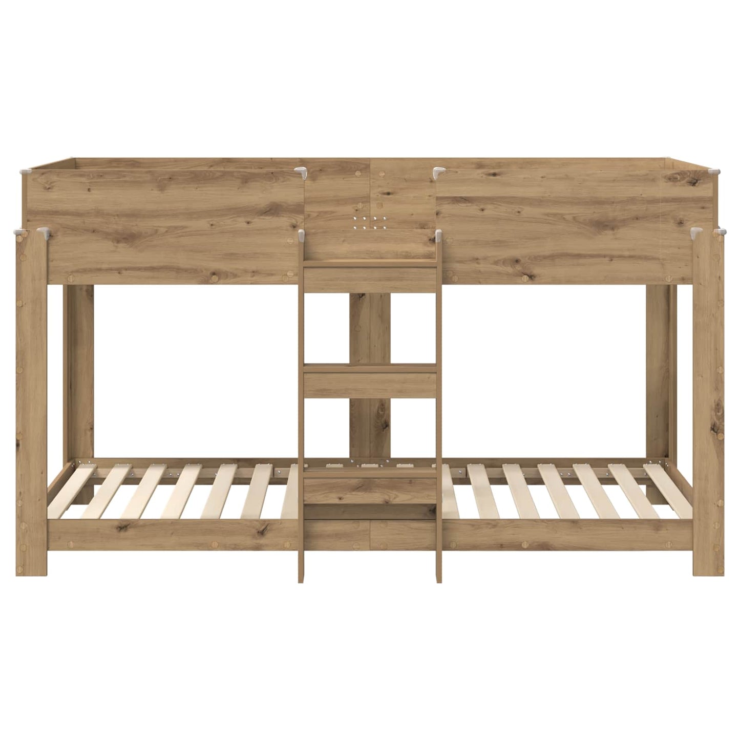 Bunk Bed voor Kinderen Artisan Eiken 100 x 190 cm Bewerkt hout