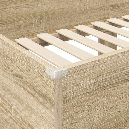 Bunk Bed voor Kinderen Sonoma Eiken 80 x 190 cm Bewerkt hout